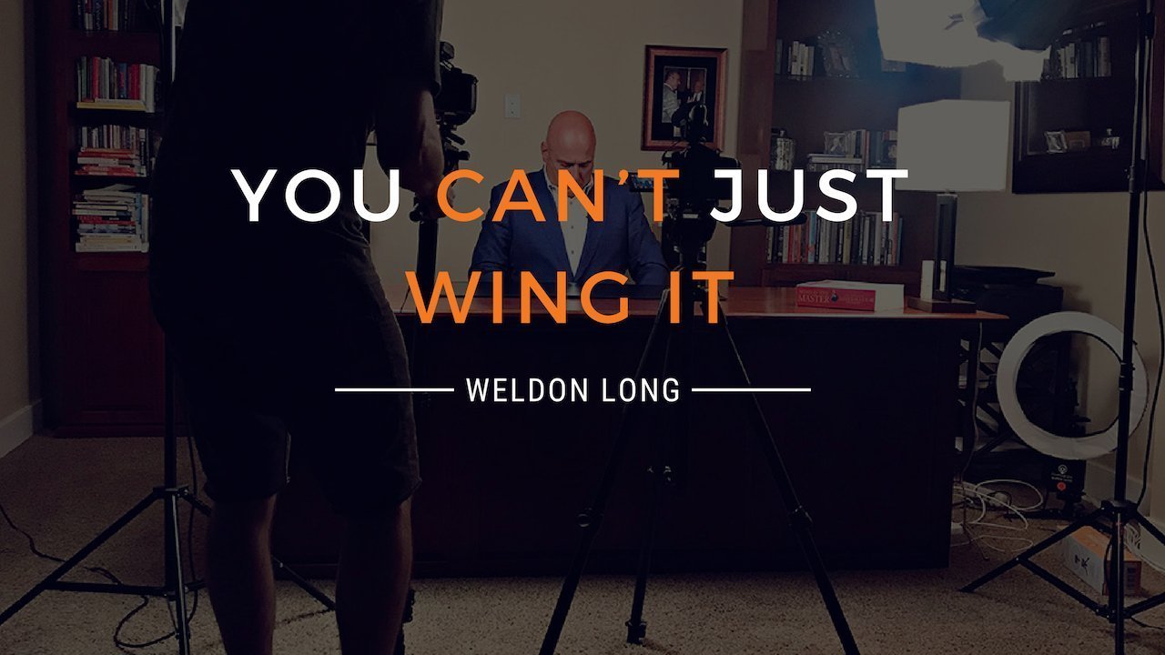 You Can't Just Wing It