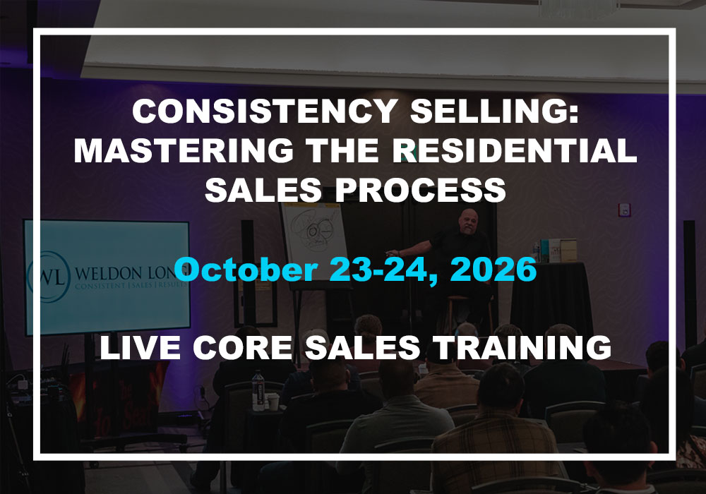 Consistency Selling: Mastering the HVAC Sales Process - October 23-24, 2026