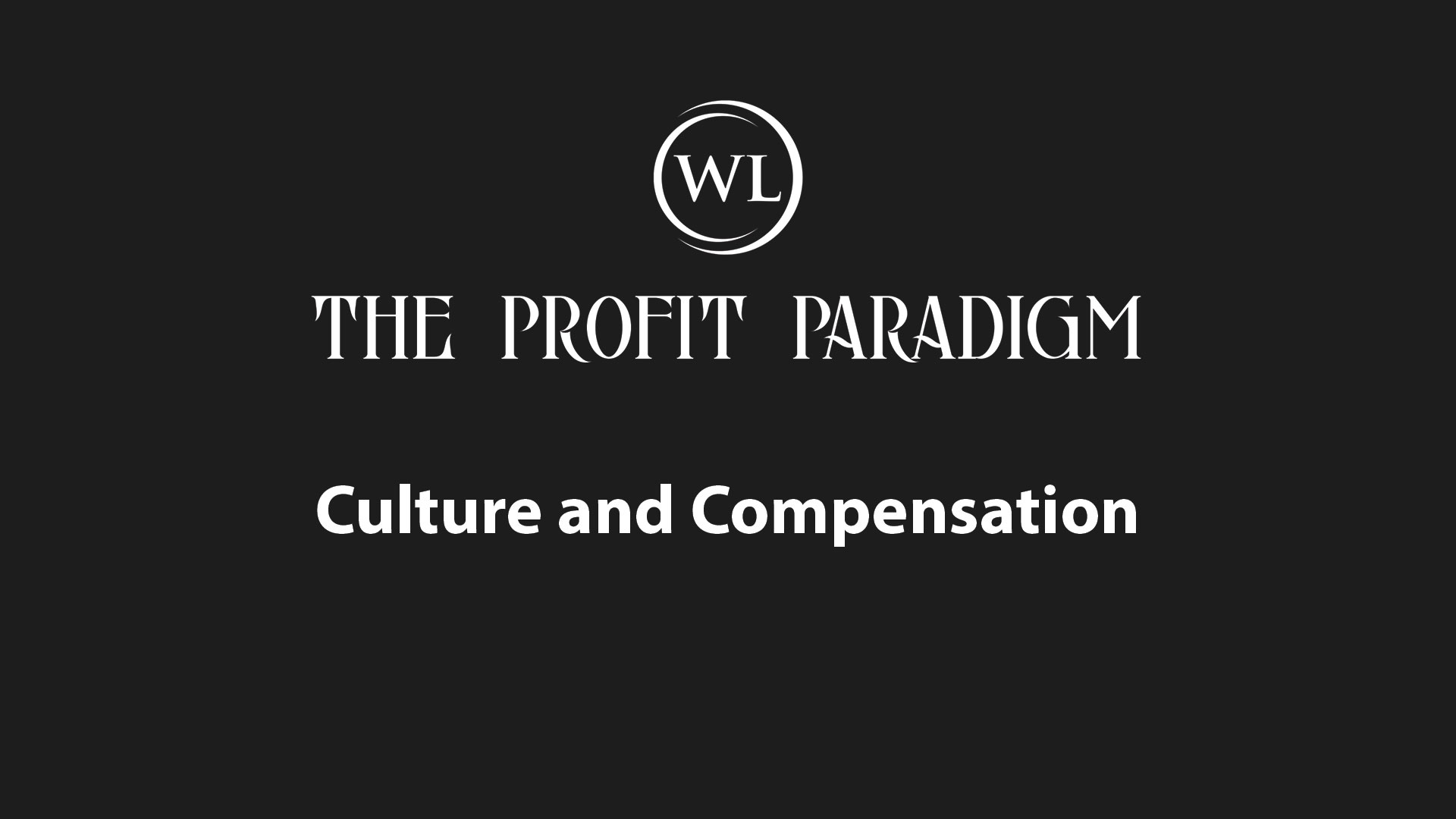 Culture and Compensation