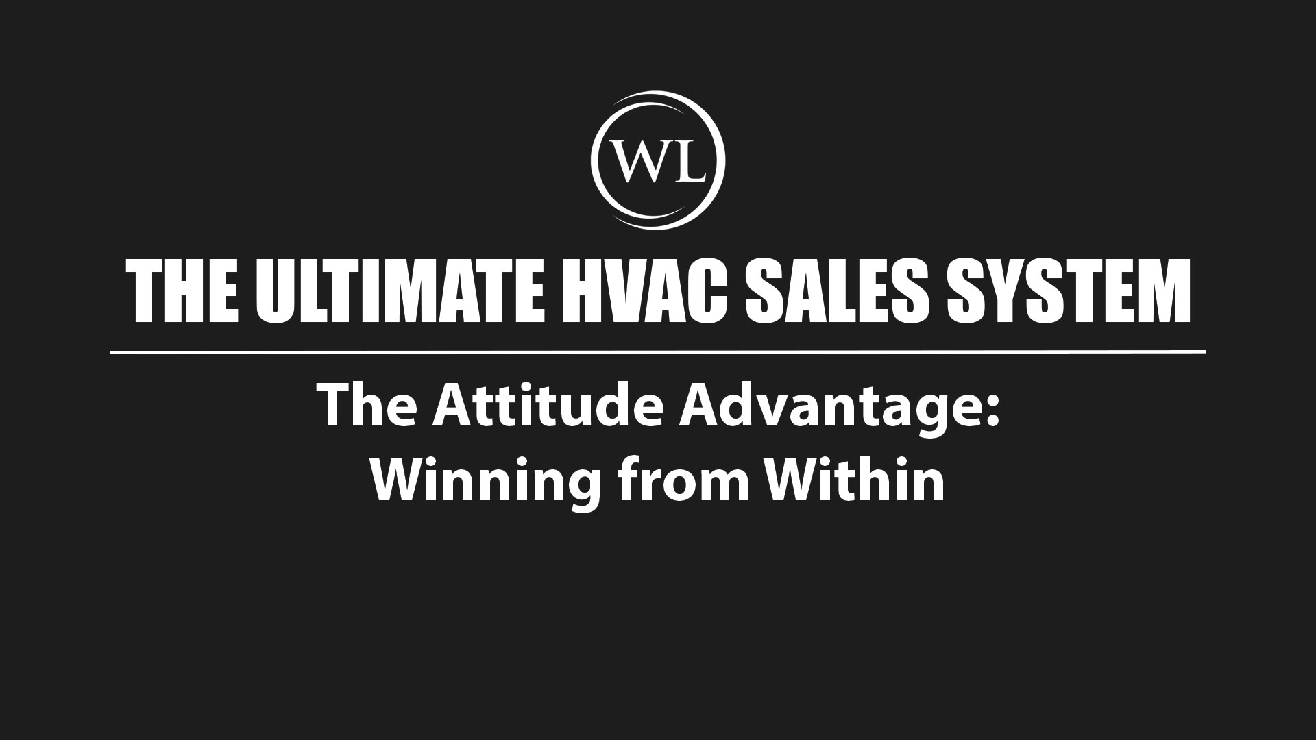 The Attitude Advantage: Winning from Within