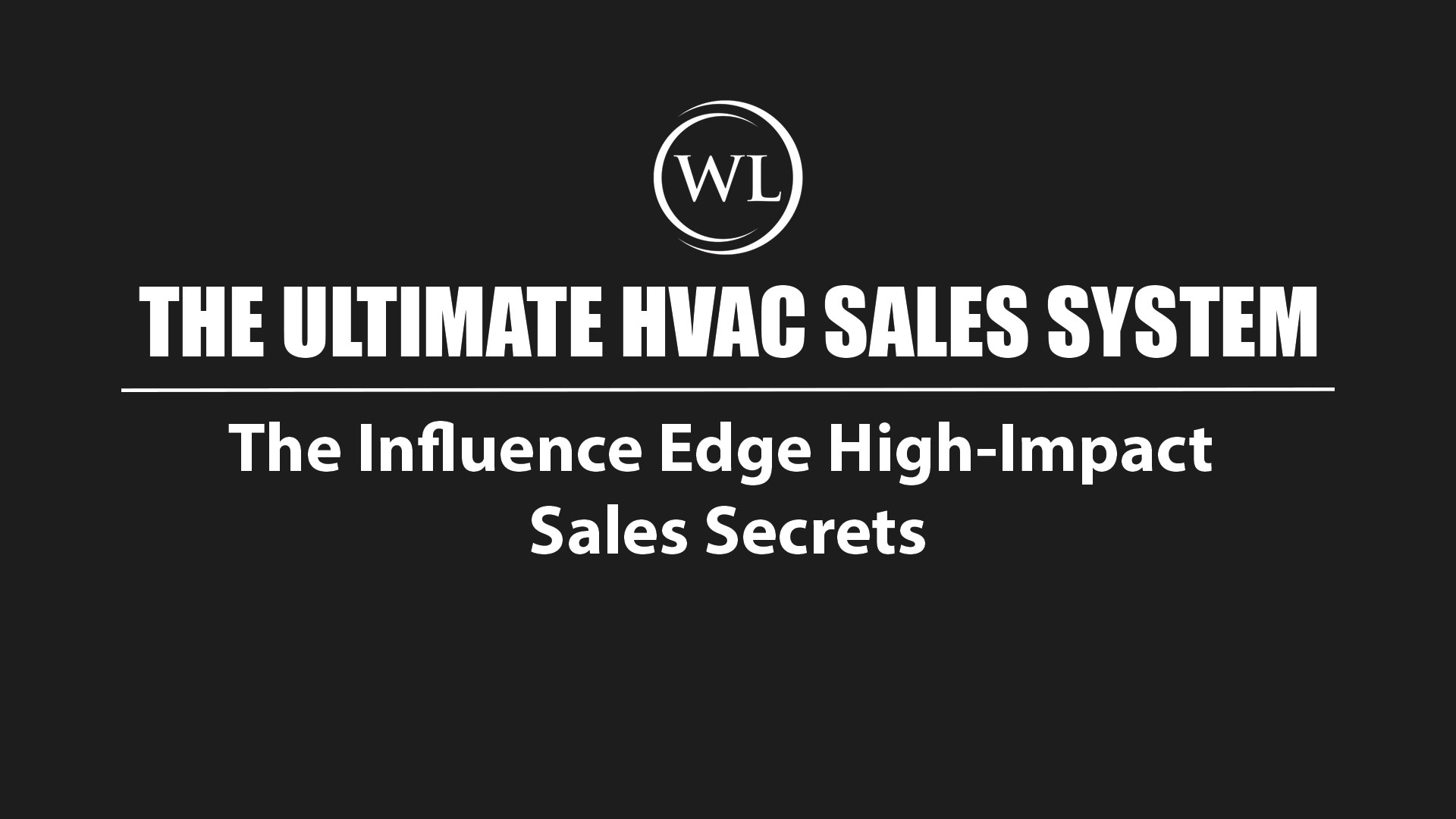 The Influence Edge High-Impact Sales Secrets